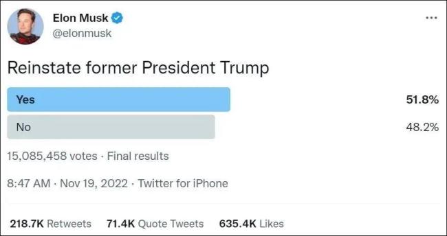 马斯克推文截图