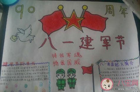 2020最新八一建军节的手抄报大全 关于建军节的有意义的手抄报内容介绍