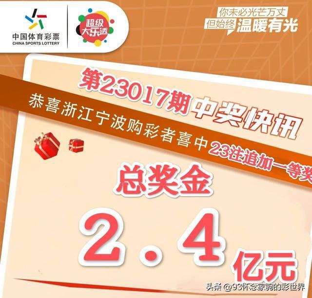浙江彩民中2.4亿元巨奖 网友：又想骗我的2块钱