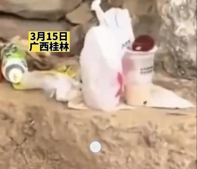 游客吐槽桂林20元打卡地遍地垃圾和臭水沟 景区回应