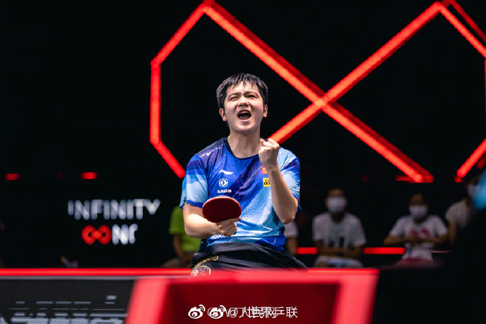 王楚钦世界排名升至第2