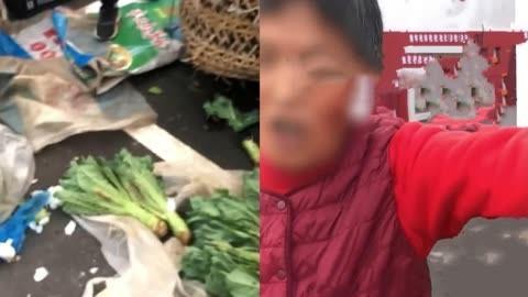 985研究生凌晨帮父亲卖菜 遭隔壁商贩掀摊 女孩：不接受调解！拒绝菜霸霸凌！